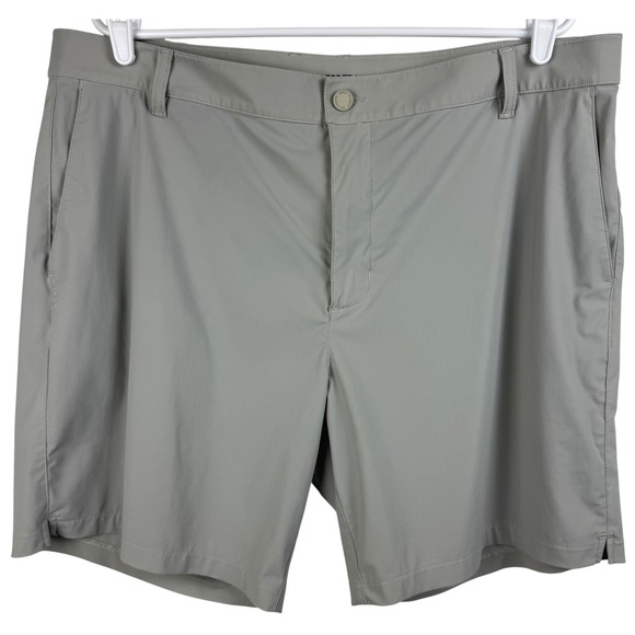 RHONE Other - Rhone Men's‎ Golf Shorts 38 Gray 8" Inseam Performance Stretch Flat Front Casual